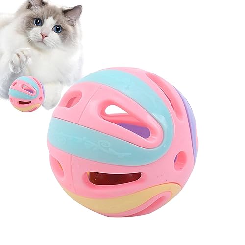 Jildouf Cat Jingle Balls | Glocke Spielzeug für Katzen und Kätzchen | Große Klapperkugel für hohle Katzen, interaktives Spielzeug zur Verfolgung von Kätzchen, kleine Klapperkugeln für Tiere von Jildouf