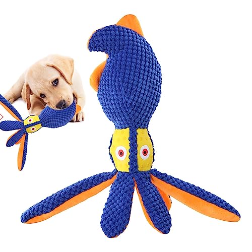 Jildouf Puppy Octopus Plushie, Cat Pet Plushie Supplies Toy, Interactive Stuffing Dog Plush Toy, Dog Interactive Tething Plush Chew Toy for Large Dogs and Medium Dogs Pets Puppies von Jildouf