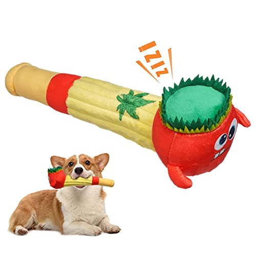 Jildouf Quietschendes Hundespielzeug für Hunde, quietschendes Hundespielzeug, interaktives Hundespielzeug, Kauspielzeug, langlebiges Plüsch-Spielzeug für Welpen, kleine, mittelgroße und große Hunde von Jildouf