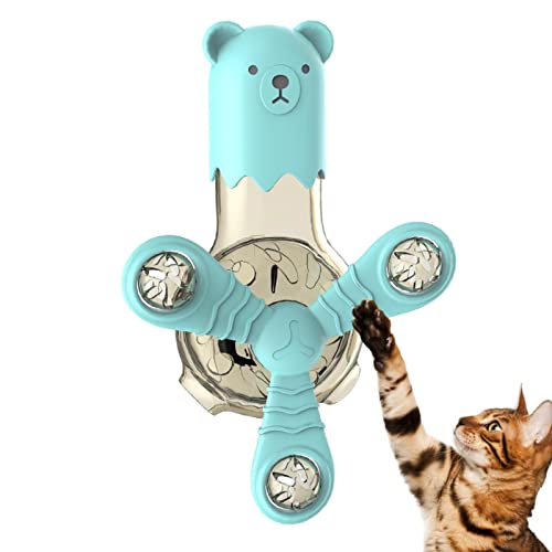 Jildouf Windmühle Cat Toys Cat Spinner,Katzenspielzeug mit 360 Grad drehbarer Windmühle | Multifunktionales Lernspielzeug für Haustiere für Katzen, Hunde von Jildouf