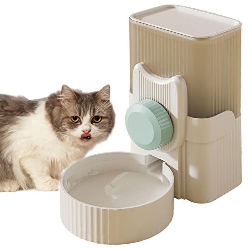 Katzenfutterstation - Hang Cage Rabbit Automatischer Futterwasserspender,34oz Tierfutter-Wasserspender, Käfig, automatischer Futterspender für kleine Katzen, Hunde, Kaninchen, Chinchilla, Jildouf von Jildouf