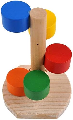 Jilibaba Regenbogen-Kletterleiter, Spielzeug für syrische Hamster, Rennmäuse, Rattenmäuse, Chinchilla, Meerschweinchen, Eichhörnchen, Kleintierspielzeug, 1 Stück von Jilibaba