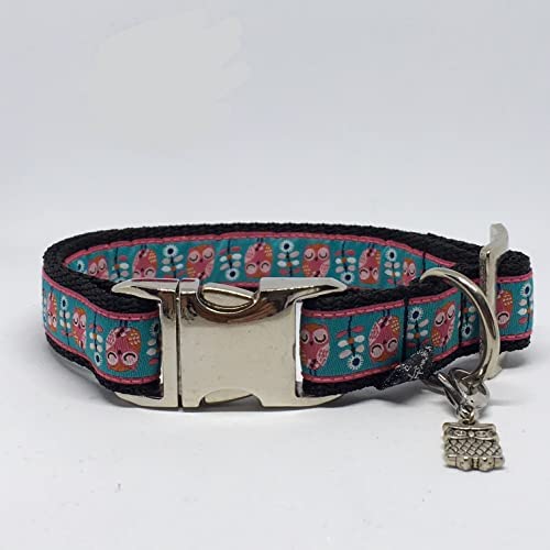 Jimmy und Katz 4260616172133 Hundehalsband schlafende Eule 35-58 cm x 2.5 cm von Jimmy und Katz