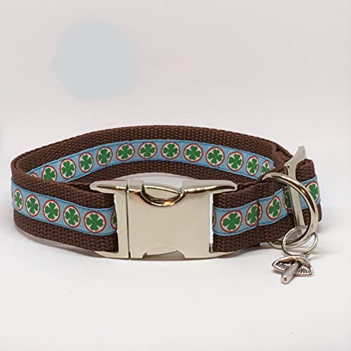 Jimmy und Katz Hundehalsband Glück 35cm - 58cm x 2,5cm von Jimmy und Katz