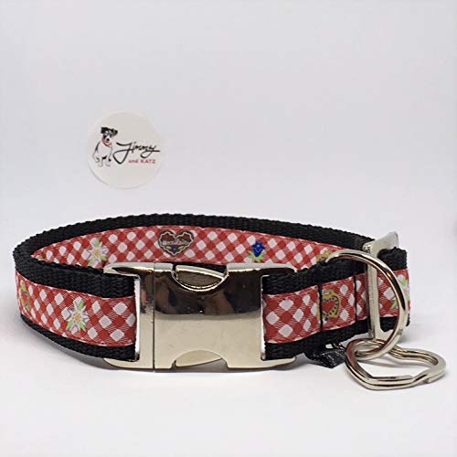 Jimmy und Katz Hundehalsband Tracht 35-58cm x 2,5cm von Jimmy und Katz