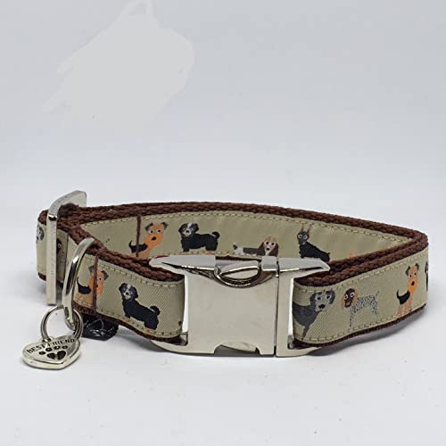 Jimmy und Katz Hundehalsband WAU 26-40cm x 2cm von Jimmy und Katz