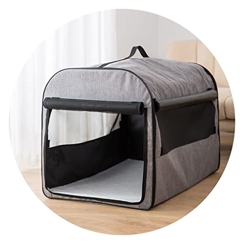 Ganzjahres-Hundezwinger Fahrzeugmontierte Hundehütten Kleine Hundehütten Katzenhütten Für Den Innenbereich Heimtierbedarf(Color:Gray,Size:37 * 30 * 30cm) von JingYi Store