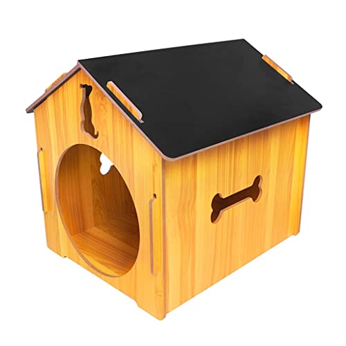 Universelle Hundehütte Sommer-Hundehütte Hundekäfig Im Freien Kleine Und Mittelgroße Hundehütte Komfortable Haustierhütte(Size:59 * 50 * 58cm) von JingYi Store
