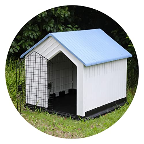 Universelle Hundehütte Sommer-Hundehütte Im Freien Mittlere Und Große Hundehütte Regen- Und Sonnenschutz(Color:Blue) von JingYi Store