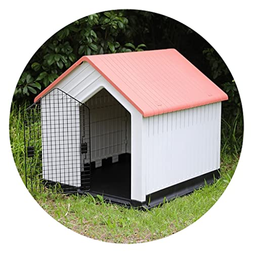 Universelle Hundehütte Sommer-Hundehütte Im Freien Mittlere Und Große Hundehütte Regen- Und Sonnenschutz(Color:Pink) von JingYi Store