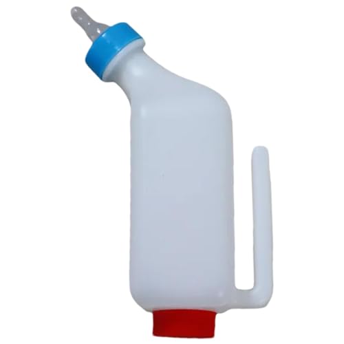 Fütterflasche für Lämmer, Trinkflasche für Ziegen zum Aufhängen, Kleintierflasche für Lämmer, Trinkflasche mit weichem Sauger, Trinkflasche für Ziegen, zum Füttern von Schafen, Lämmern, Ziegen von Jingmiger