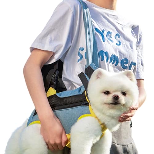 Jingyash Haustier-Rucksack, leichter Rucksack mit ausgestreckten Beinen, Zubehör für kleine Hunde, Welpen, Haustierzubehör für Reisen, Wandern, Camping und Reiten von Jingyash