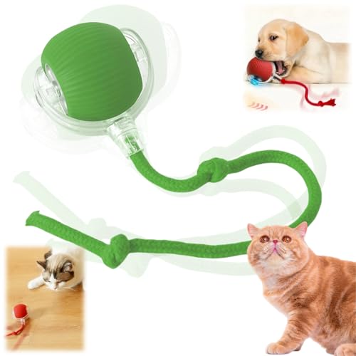 Chewie Viraler Rollball, interaktiver rollender Hundeball, 360° intelligenter automatischer Rollball, interaktives Hundespielzeug, interaktives Spielzeug für Katzen, interaktiver Hundeball, von Jinjiar