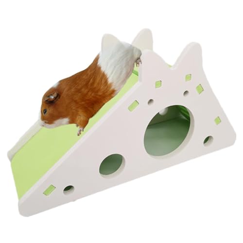 Hamsterleiter – Kleine Haustierleiter, Haustier-Kletterrampe | Hamsterleiter Rutsche Hamsterhaus mit Leiter, interaktives Hamster-Klettergerüst, platzsparende Hamsterleiter, kleiner von Jinyilwn