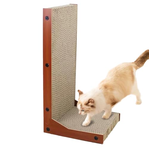 Katzenkratzer - Katzenkratzmöbel für Katzen L-förmige Katzenkrallenschleifer | Katzenkratzer Vertikale Scratcher Indoor Katze Entertainmentboard, interaktiver Katzenkratzbrett, Katzenkratzbrett für von Jinyilwn