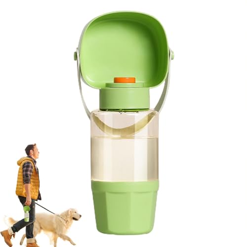 Tragbare Wasserflasche für Hunde, Tragbare Wasserflasche für Hunde, Multifunktionale wasserdichte Wasserflasche für Hunde, zum Wandern, Camping, Zuhause von Jinyilwn