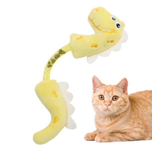 Zahnen Spielzeug - Junge Katze Molaren Puppen | Bissresistente weiche Zahnen Spielzeug, junge Katze Molaren Puppe, weiche Katze Kauspielzeug Katze Stick Spielzeug, langlebig weich Katze Kauspielzeug von Jinyilwn