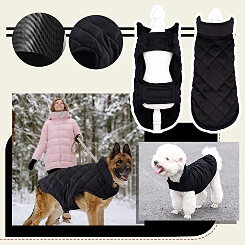 Chihuahua Kleidung Hunde Winter Warme Weiche Wolle Hundeweste Nette Kleidung Haustier Hund Outdoor Sweatshirt Lässiger Mantel Für Hundekleidung Indoor Hundemantel Wintermantel Haustier (Black, M) von Jipersuo