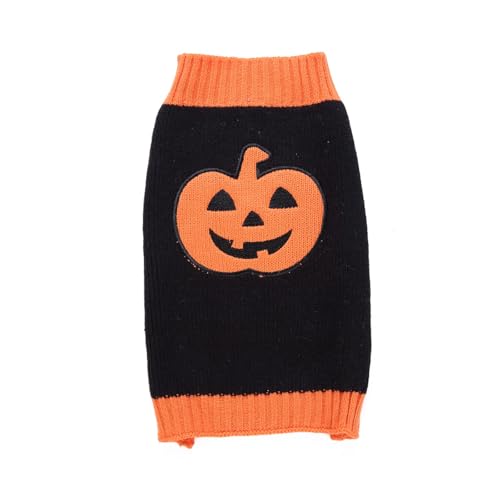 Die von Halloween mit unserem entzückenden -Print Haustier Kostüm EIN festliches stilvolles Outfit für Hunde Katzen bereit zu Trick oder Rollkragen-Strickpullover für Haustiere (Black, L) von Jipersuo