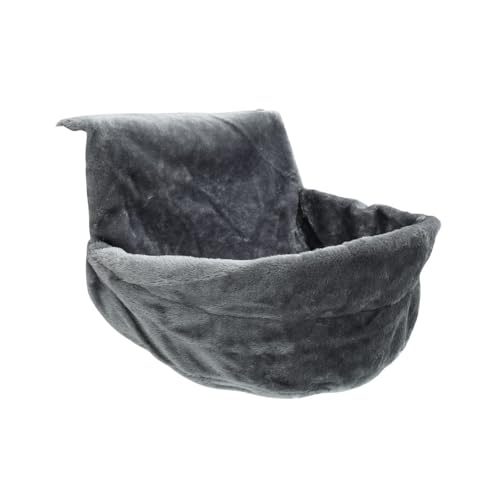 Hängebett für Katzen Heizkörperbett für Katzen Bequemes Katzenbett für Heizung Weiche Stoffe Katzenschaukelbett für Heizung Katzenschaukelbett Heizkörper Katzenkuschelsack (Grey, 46X39X26CM) von Jipersuo