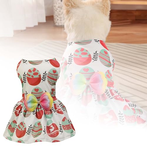 Haustier-Hundekleidung, Ostereierhase, süßes Sommerkleid, Haustierbedarf, Hunderock, Oster-Haustierkleidung, Haustierkleidung für kleine und mittelgroße Hunde Mode Hund Hoodie Hundekleidung (B, S) von Jipersuo