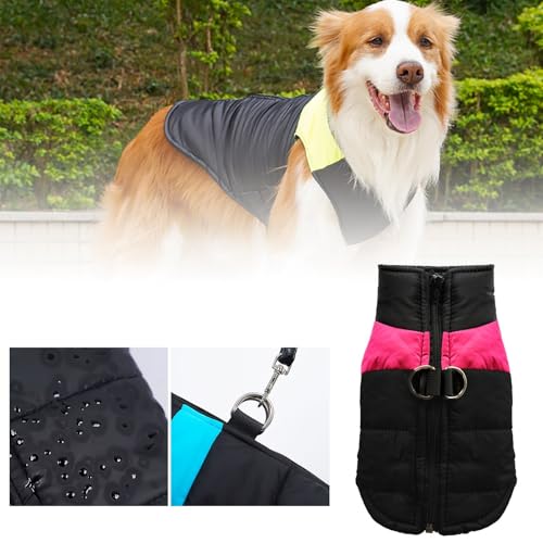 Haustierkleidung Winter Katzen- Hundekleidung Dicke warme Weste Hundekälteschutzjacke Warme Jacke Bequeme Winterkleidung für Haustiere Kleidung Winterjacke Pullover Haustier Hund (B, XXXXL) von Jipersuo