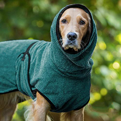 Jipersuo Hunde Warm Hoodies Mantel Kleidung Pullover Winter niedliche Haustierkleidung für Hunde, Dicke, warme Kleidung Haustier Katze Hundemantel warme (Blue, XXXXL) von Jipersuo