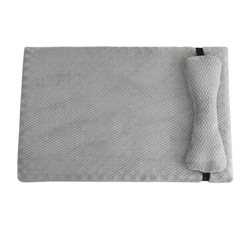 Jipersuo Huraty Hundebett mit Kissen für Welpen, orthopädisches Hundebett mit abnehmbarem Bezug, waschbare Haustiermatratze für unter 5 Pfund SchlafhöHle FüR Hunde (A, One Size) von Jipersuo