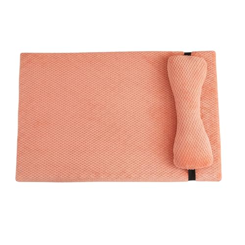 Jipersuo Huraty Hundebett mit Kissen für Welpen, orthopädisches Hundebett mit abnehmbarem Bezug, waschbare Haustiermatratze für unter 5 Pfund SchlafhöHle FüR Hunde (G, One Size) von Jipersuo