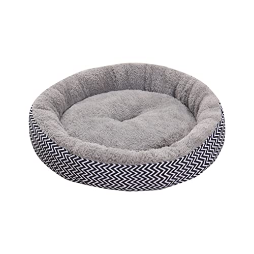 Jipersuo Warmhaltendes Haustiernest für den Winter, Shushu-Baumwollnest, Hundeschlafnest, rundes für Katzen KatzenmöBel (D, One Size) von Jipersuo