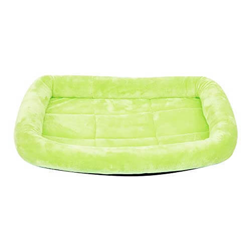 Warme Haustierhütte für Hunde, rutschfeste Unterseite, warme Wintermatte für Haustiere, Katzenhütte, Hundehütte, Haustierhütte, 15,7 x 10,6 Hundehaus FüR Drinnen (Green, One Size) von Jipersuo