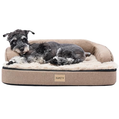 Jiupety Weiches Hundebett, Braun, 66 x 50,8 x 16,5 cm (L x B x T) von Jiupety