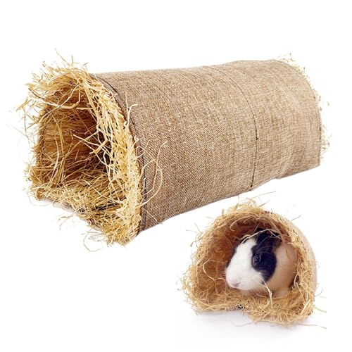 Jlkegfdf Hasenhaus | Atmungsaktives Hasengrasnest | Natürliches gewebtes Nest für Kleintiere, Spieltunnel Spielzeug für drinnen und draußen, Haustieraktivitäten, Versteckplatz Jlkegfdf Hasenhaus | Atmungsaktives Hasengrasnest | Natürliches gewebtes Nest für Kleintiere, Spieltunnel Spielzeug für drinnen und draußen, Haustieraktivitäten, Versteckplatz von Jlkegfdf