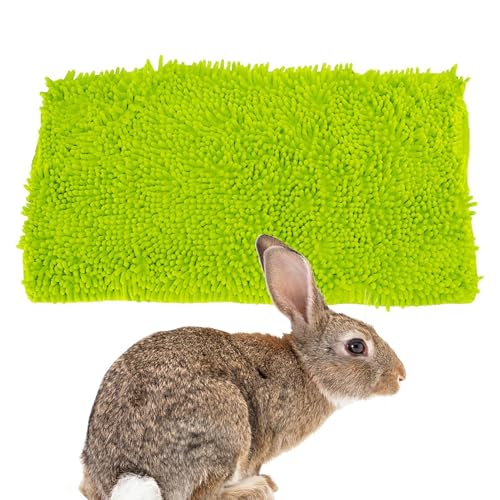 Jlkegfdf Hasenmatten für Käfige, Pflegematte für Haustiere, wasserdicht, wiederverwendbar, rutschfest, für Meerschweinchen, schnell saugfähig, Urinierunterlage für kleine Tiere Jlkegfdf Hasenmatten für Käfige, Pflegematte für Haustiere, wasserdicht, wiederverwendbar, rutschfest, für Meerschweinchen, schnell saugfähig, Urinierunterlage für kleine Tiere von Jlkegfdf