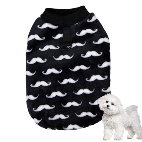 Jlkegfdf Hunde-Wintermantel, schwarz-weißer Welpenpullover – Zweibein-Fleecejacke, Winter-Outfits, Haustierbedarf, weicher Fleece-Hunde-Pyjama für Outdoor-Aktivitäten Jlkegfdf Hunde-Wintermantel, schwarz-weißer Welpenpullover – Zweibein-Fleecejacke, Winter-Outfits, Haustierbedarf, weicher Fleece-Hunde-Pyjama für Outdoor-Aktivitäten von Jlkegfdf