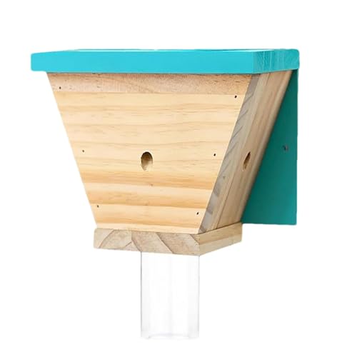 Bienenfängerfalle - Hängende Holz Bienenhaus Hütte Design - Bienenfängerfallen für Gärten, Terrassen, Rasen, Traufen, Hinterhöfe von Jlobnyiun