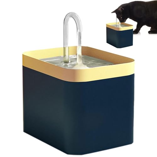 Haustier Wasserbrunnen | Hundetrinkbrunnen | Katzenbrunnen Wassernapf mit 1,5L Kapazität, Hundetrinkbrunnen Wasserspender für mehrere Haustiere von Jlobnyiun