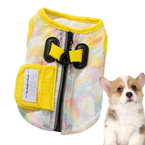 Hundekühlshirt | Tierkühlkleidung Mit Atmungsaktivem Material - Leichtes Atmungsaktives Hundegeschirr für Outdoor Aktivitäten mit UV-Schutz, Ärmellos und Geschirrring Hundekühlshirt | Tierkühlkleidung Mit Atmungsaktivem Material - Leichtes Atmungsaktives Hundegeschirr für Outdoor Aktivitäten mit UV-Schutz, Ärmellos und Geschirrring von Jlobnyiun