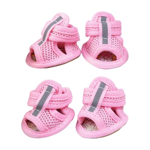 Hundesandalen | 4 Stück Große Hundeschuhe - Welpenstiefel Haustierzubehör Für Nachtsicherheit Spaziergänge Täglich Zuhause Garten Park Drinnen & Draußen Gehen Hundesandalen | 4 Stück Große Hundeschuhe - Welpenstiefel Haustierzubehör Für Nachtsicherheit Spaziergänge Täglich Zuhause Garten Park Drinnen & Draußen Gehen von Jlobnyiun