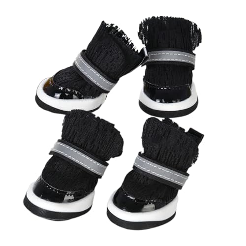 Hundeschuhe,Welpen Pfotenschutz - 4 Stück Pfotenschutz Für Outdoor Spaziergänge Wandern Hundeschuhe,Welpen Pfotenschutz - 4 Stück Pfotenschutz Für Outdoor Spaziergänge Wandern von Jlobnyiun