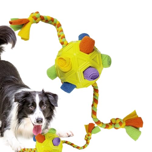 Jlobnyiun Schnüffelball für Hunde, Schnüffelspielzeug für kleine Hunde, interaktives Puzzle-Hundespielzeug, Bereicherung für kleine Rassen, bissfest, Schnüffeltraining von Jlobnyiun