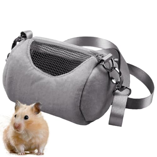 Reisetasche für kleine Tiere – Warmer Plüschkoffer, tragbarer Käfig, belüftetes, Verstellbarer Gurt, Haustier-Tragetasche für ausgehende Spaziergänge mit Hamstern, Vögeln, Eidechsen, Kaninchen Reisetasche für kleine Tiere – Warmer Plüschkoffer, tragbarer Käfig, belüftetes, Verstellbarer Gurt, Haustier-Tragetasche für ausgehende Spaziergänge mit Hamstern, Vögeln, Eidechsen, Kaninchen von Jlobnyiun