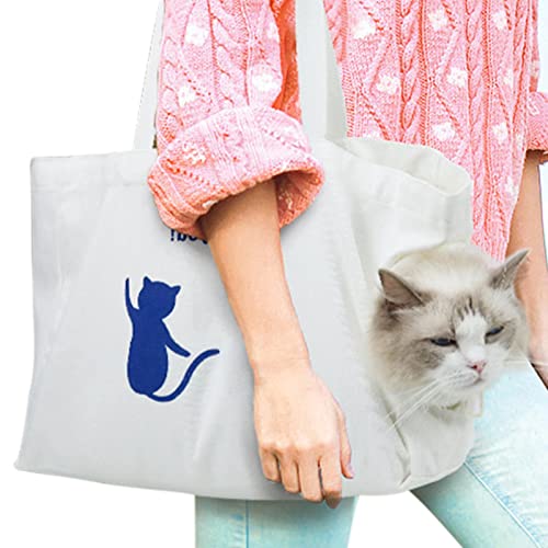 Welpentransporter, Hundetransporter | Reisesichere, atmungsaktive Canvas-Hundetasche, Katzentasche - Hundetasche, Katzentasche, robuste kleine Hundetasche für Welpen, Kätzchen, Kaninchen von Jlobnyiun