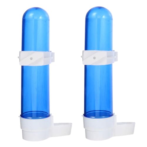 Joayuezo 2PCS 120ml Vögel Feeder Drinker für Käfig Papageien Vogelfutterspender Vogelkäfig Futterspender Trinkflasche (A) von Joayuezo