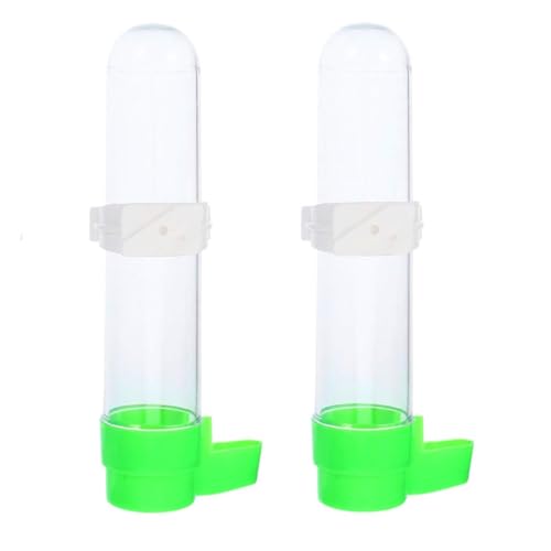 Joayuezo 2PCS 120ml Vögel Feeder Drinker für Käfig Papageien Vogelfutterspender Vogelkäfig Futterspender Trinkflasche (C) von Joayuezo