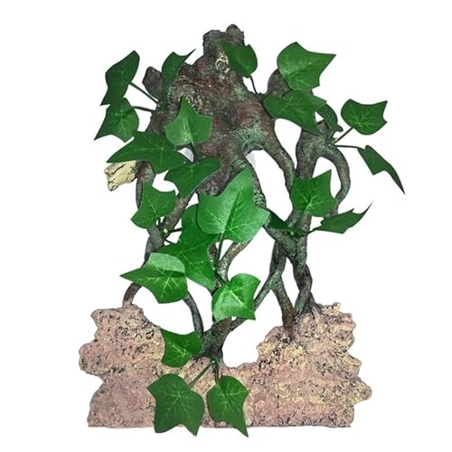 Joayuezo Harz Reptilien Eckzweig Reptilien Dekoration Terrarium Pflanze Ecke Klettern Zweig Saugnapf Aquarien Künstliche Baum Pflanze (1PCS Style 6) von Joayuezo