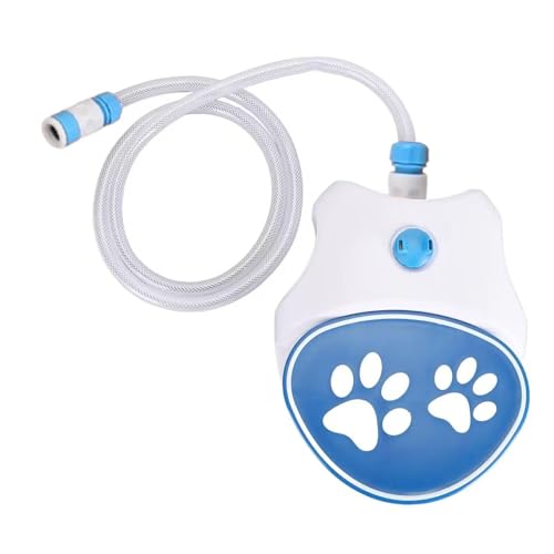 Hundewasserbrunnen - Hundewasserbrunnen Step | Outdoor-Wassersprinkler Für Hunde Und Haustiere Mit Schlauch | Pfotenaktiviertes Trinkwasserspielzeug | Step Aktivierter Hundesprinkler Für Hunde von Joberio