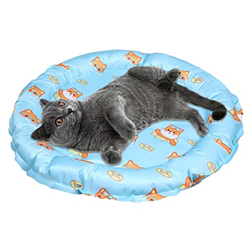 Joberio Katze Kühlmatte | Kühlende Gel-Eisauflage für Haustiere,1,96 x 17,71 x 1,96 In Dog Ice Pad Ice Cats Zwingermatte, Pet Cooling Pad, Summer Cool Mat Atmungsaktives Pad für Haustiere von Joberio