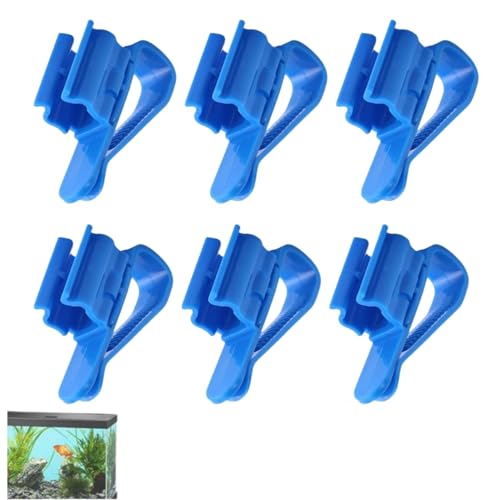 Joberio Schlauchhalter – 6 Stück Aquarium-Schlauchhalter | Verstellbarer Wasserclip Für Aquarien | Aquarium-Wasserrohrschelle | Aquarium-Wasserrohr-Fix-Halter Für -Aquarium, Schildkrötenbecken von Joberio