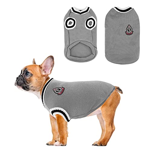 Hundepullover Winter Hundemäntel Hundekleidung Weich Warmer Hunde Pullover Hund Katzen Gestrickt Haustier Kostüm Jacke Weste Outfit für Kaltes Wetter Kleine Mittlere Große Hunde Welpen Innen Außen,2XL von Jodsen